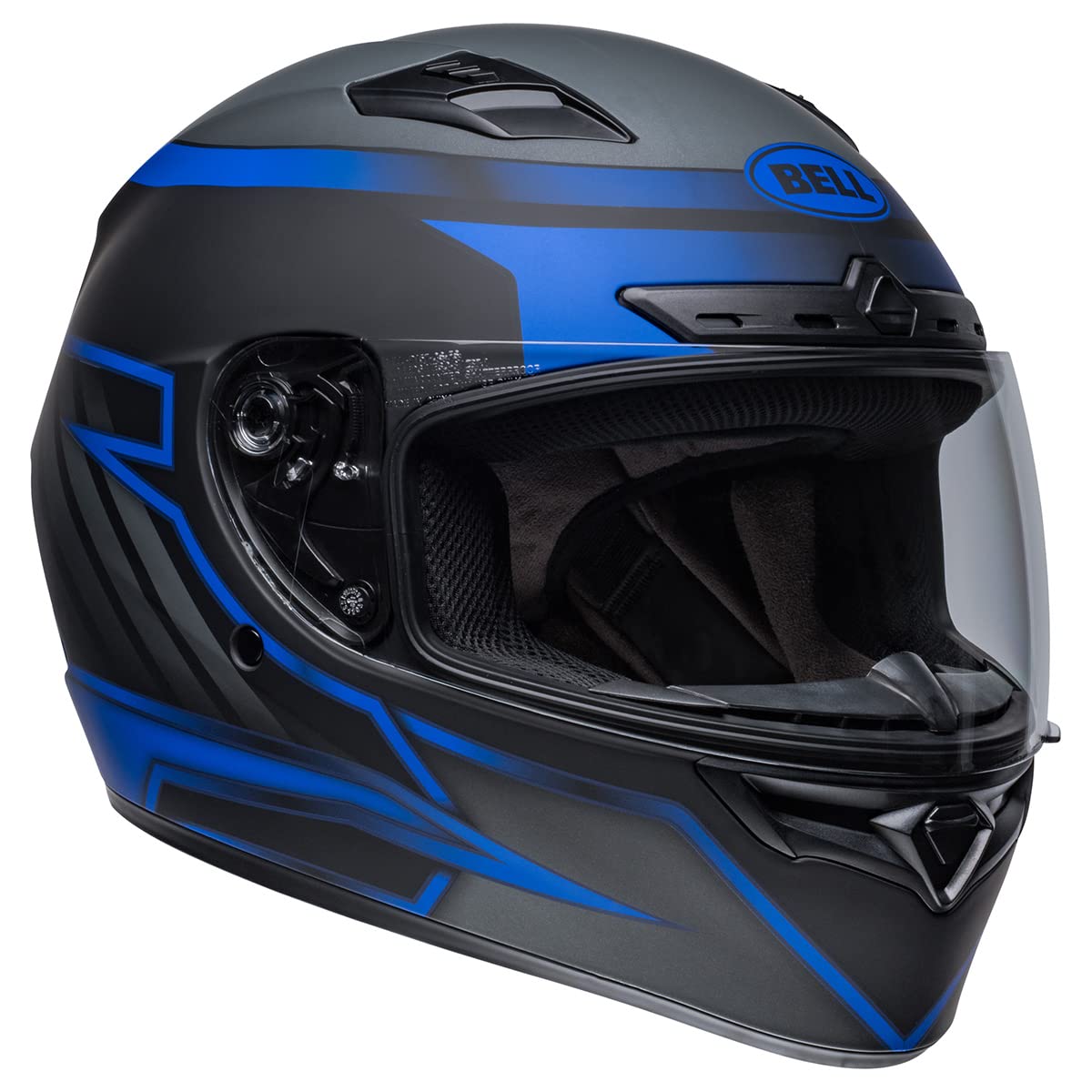 BELL Qualifier DLX MIPS M Raiser ブラックブルー Amazon.com: Bell Powersports Qualifier DLX MIPS Raiser Matte Black